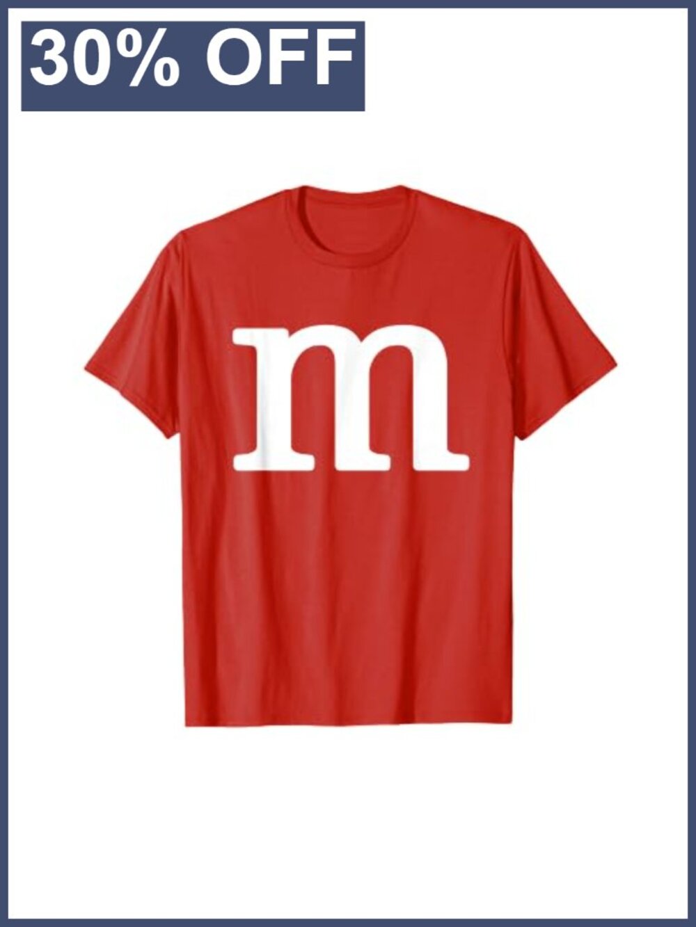 Funny Letter M Halloween Costume Tee Shirt
